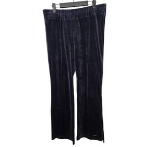 Nike Velour Vintage Wide Leg Low rise track lounge pants Medium